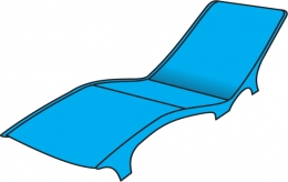 Espreguiçadeira Curva